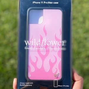 Wildflower Pink Flames iPhone 11 Pro Max Case